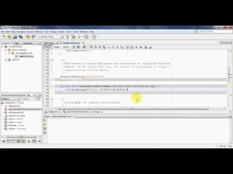 Java Swing Tutorial 02  JTextField Usage