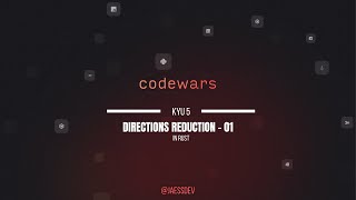 Rust Code Wars Kata Kyu5 Directions Reduction 01