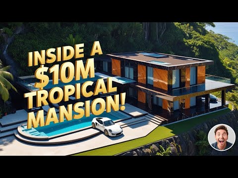 Inside a $10M Modern Luxury Farmhouse in a Tropical Rainforest Hillside – Ultimate Dream Home Tour