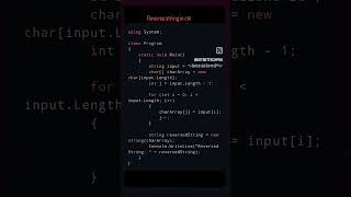 Reverse string in #csharp #dotnet #dotnettechpro