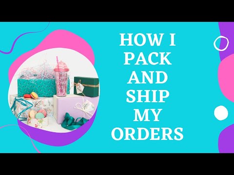 How I package my orders.