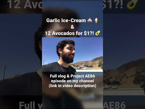 GARLIC Ice-Cream & 12 Avocados for a DOLLAR?!
