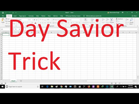 3 Excel tricks-can save your Day