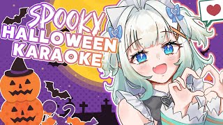 【SPOOKY HALLOWEEN KARAOKE】songs to send a shiver up your spine!【Maid Mint Fantôme】