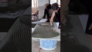 Installing ceramic tiles easily and neatly for a clean finish