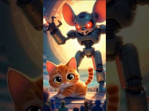 Ginger Cat't Game Adventure 🙀Cute Cat Gets Pulled Into A Game world ❤️#catstory #kitty #kitten #cat