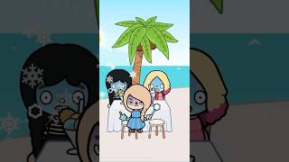 Elsa froze everyone 😱 toca boca world #tocaboca #tocalife  #toca #tocaworld #frozen #elsa #disney