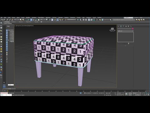 3Ds Max Basics: 09 Unwrap UVW - Ottoman