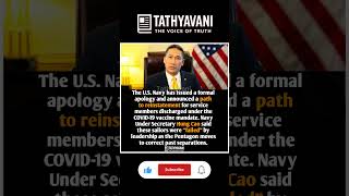 U.S. Navy Apologizes to Troops Discharged Over COVID Vaccine Mandate #usnavy #usnews #veterans