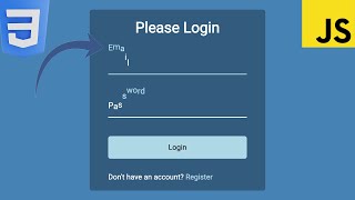 🎨 Form Input Wave Animation | CSS & JavaScript🚀