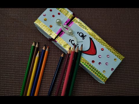 DIY Pencil Box using toothpaste box | Stationary Holder | School Supplies| Best Out Of Waste | Craft