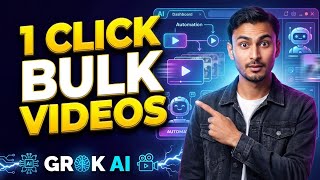 Grok AI Automation Tool | One Click Bulk Video Creation Explained