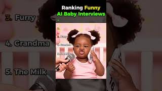 Ranking Funny AI Baby Interviews #shorts #youtubeshorts
