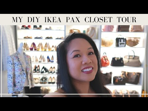 CLOSET TOUR! | IKEA PAX & DIY CLOSET | CJ IN SOCAL VLOGS