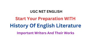 History of English Literature | UGC NET ENGLISH