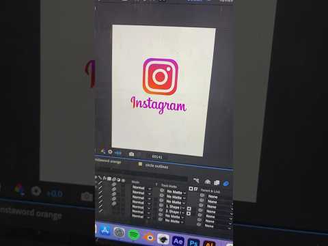 Instagram Logo Animation made on after effects. Subscribe for more cool designs! #aftereffects