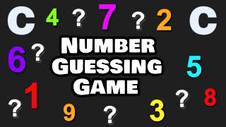 Let's code a NUMBER GUESSING GAME in C! ↕️
