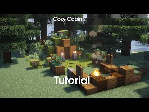 Minecraft Cozy Cabin Tutorial!