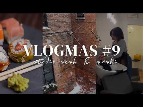 A Day At The Studio | VLOGMAS