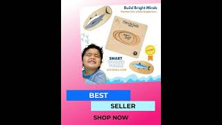 Wooden Puzzle for kids : Hands-on Learning Life Cycle of Fish with AR Tech Scan & Learn.