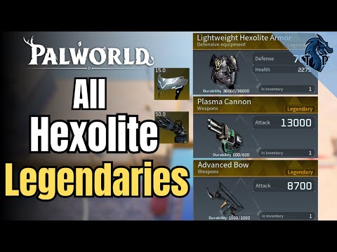How To Find All Legendary Hexolite Armor & Weapons In Palworld - Complete Guide