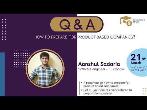 LIVE Q&A - How to get into Product Based Companies?