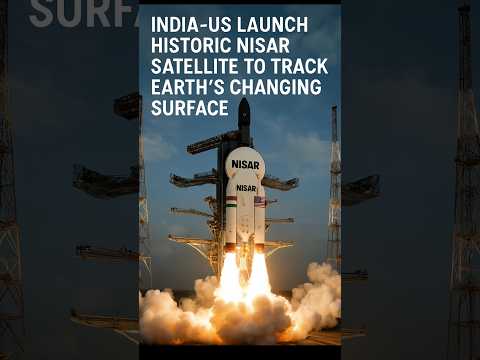 A new frontier in climate science and global cooperation. #isro #NISAR #nasa #india #usa
