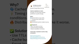 Why Cache Invalidation is So Hard – System Design Brew #11 #shorts