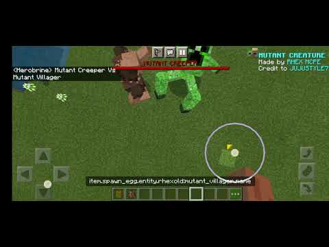 Mutant Creeper Vs mutant Vilagger