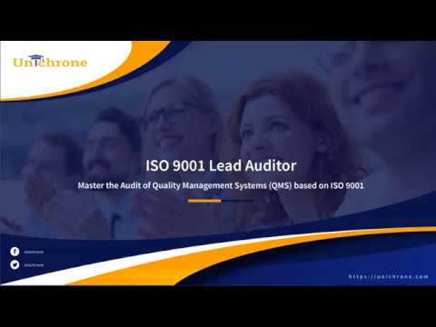ISO 9001 Lead Auditor Training | ISO 9001 QMS Training | Unichrone