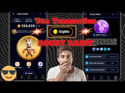 TON  Transaction in Rocky Rabit full process | Rocky Rabit Airdrop Eligibility criteria| Rocky Rabit