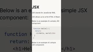 React Jsx #tutorial #coding #computerscience #html #javascript #reactjs #mernstack #nodejs