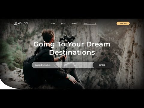 Designed a responsive travel and tourism website.