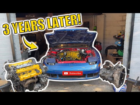 MITSUBISHI GTO ENGINE INSTALL! *FINALLY*