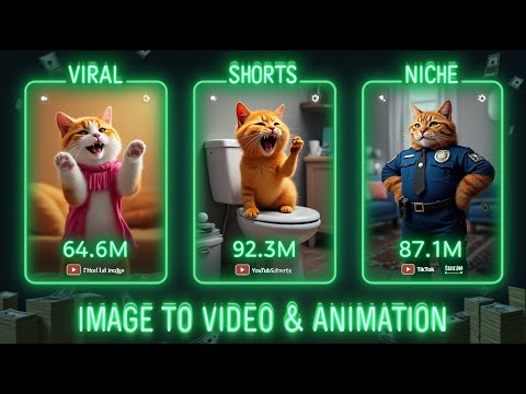 How To Make Viral Cat SHORTS with AI for FREE! (Easy Tutorial)