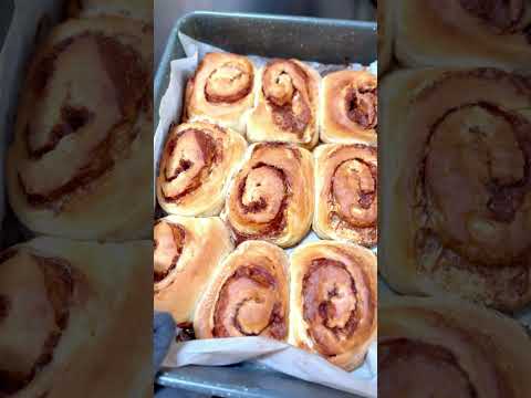 The Best Sourdough Cinnamon Rolls with Raspberry Cream Cheese Icing! #sourdough #sourdoughrolls
