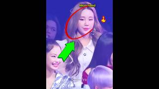Momoland staring at Jennie #jennie #blackpink #momoland