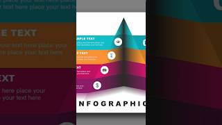 Creative 3D Pyramid Infographic Design | #infographic #coreldrawtutorialhindi #graphicdesign