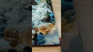 A final coat of varnish.  #originalpainting  #oilpainting  #canvas  #art