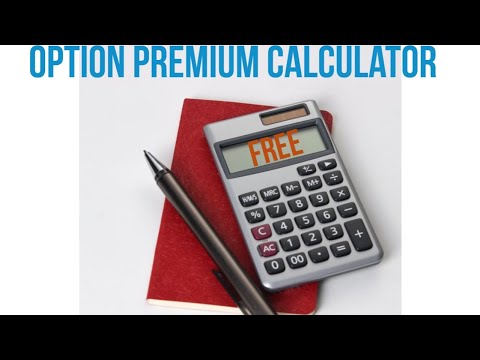 Free Option Premium Calculator Tool