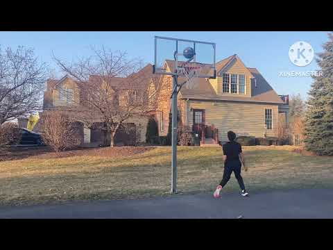 Practicing dunks
