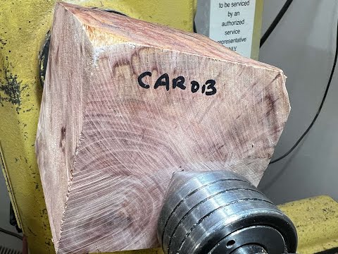 Carob Wood Transformation — One of the Prettiest Woods I’ve Ever Turned