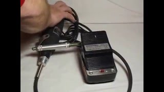 Dremel Moto-Flex Tool Model 232 and Solid State Motor Speed Control Model 217 Test