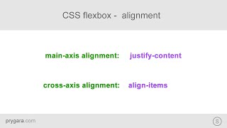 CSS flexbox - items alignment - justify content and align items