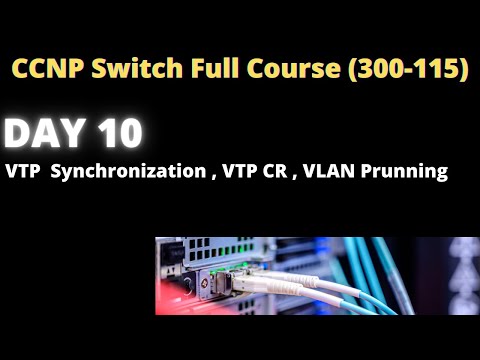 CCNP Switch DAY 10  | VTP synchronization | VTP CR | VLAN Pruning | Configuration Revision Number |