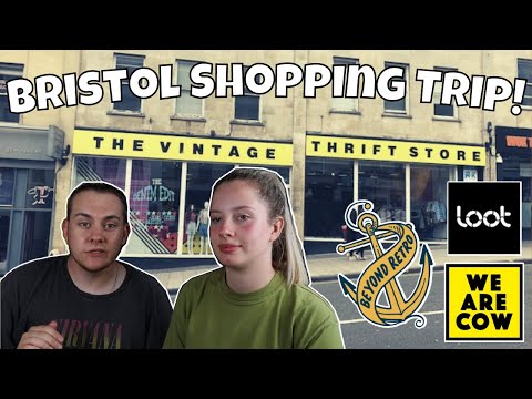 Come Shop With Us In Bristol! Vintage Clothes Shopping to spice up our wardrobe and Sell on Depop!