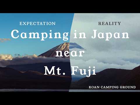 Camping in Japan Near Mt. Fuji | 35mm Film, Koan Camp & Too Much Fog