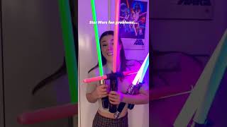 Star Wars fan problems #lightsabers #collection #shorts