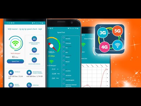 Wifi master - 5g 4g 3g speed check - safe