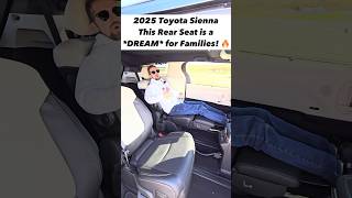 The Refreshed 2025 Toyota Sienna has the *BEST* Limo-Like Rear Seats!